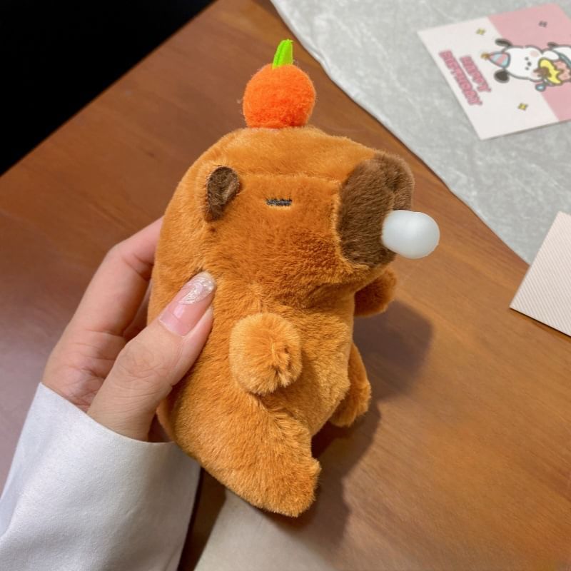 CraftmadeDIY - Capybara Pluche Tashanger Sleutelhanger