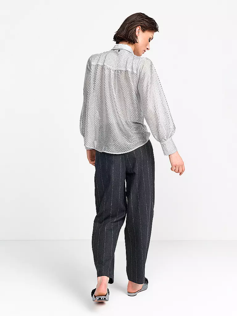 RICH & ROYAL Bluse  silber