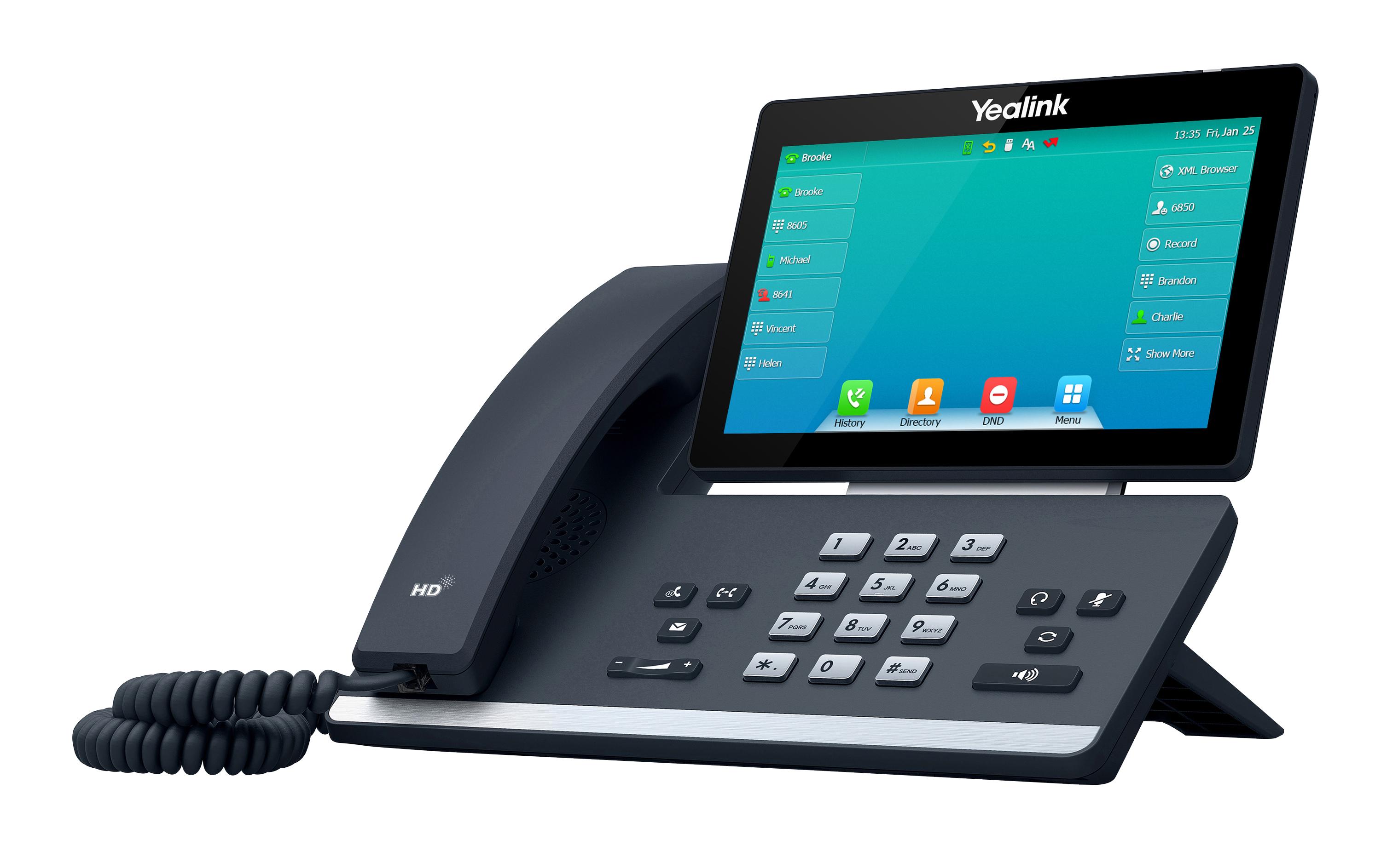 Tischtelefon SIP-T57W Grau<br>Prime Business Phone für optimale Desktop-Produktivität
