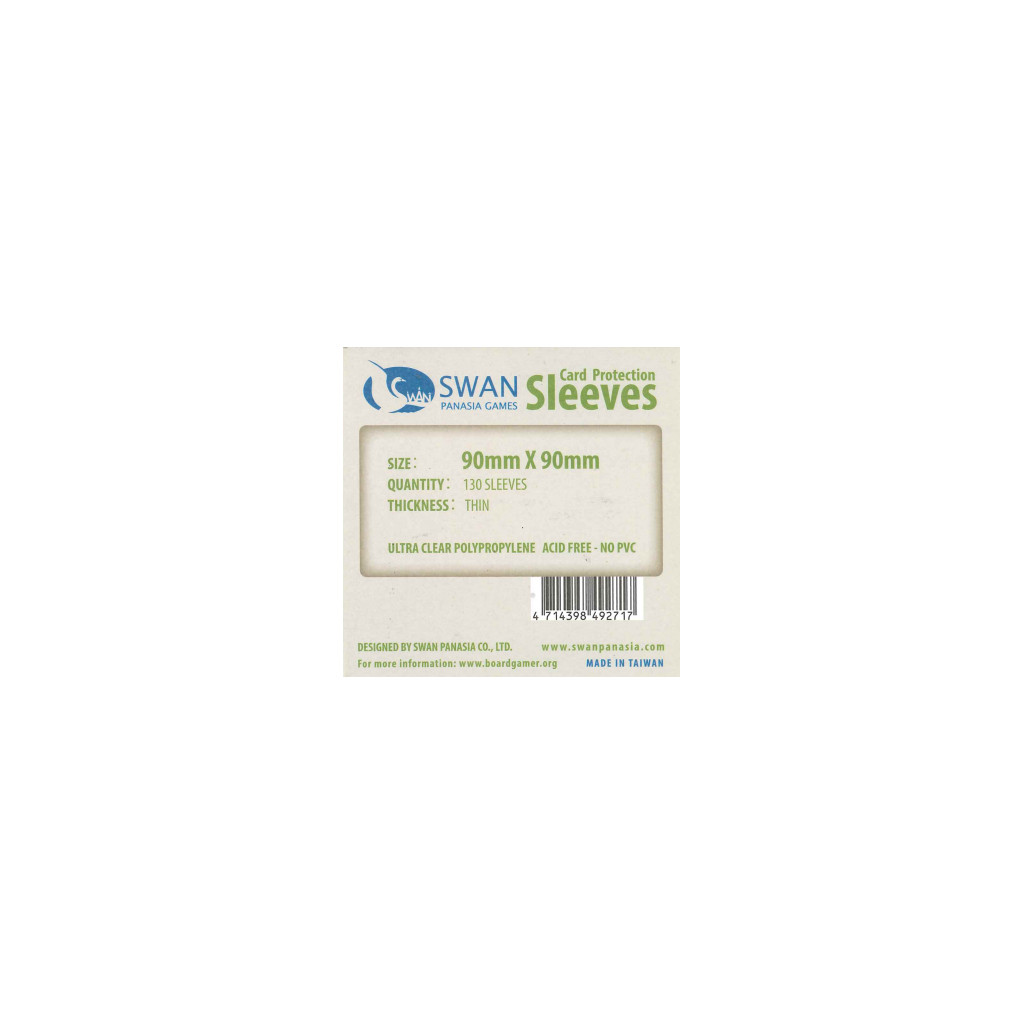 Swan Panasia - Card Sleeves Standard - 90x90mm - 130p