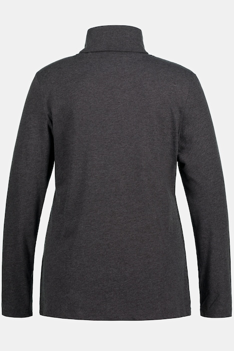 Shirt, Rollkragen, Slim, Langarm