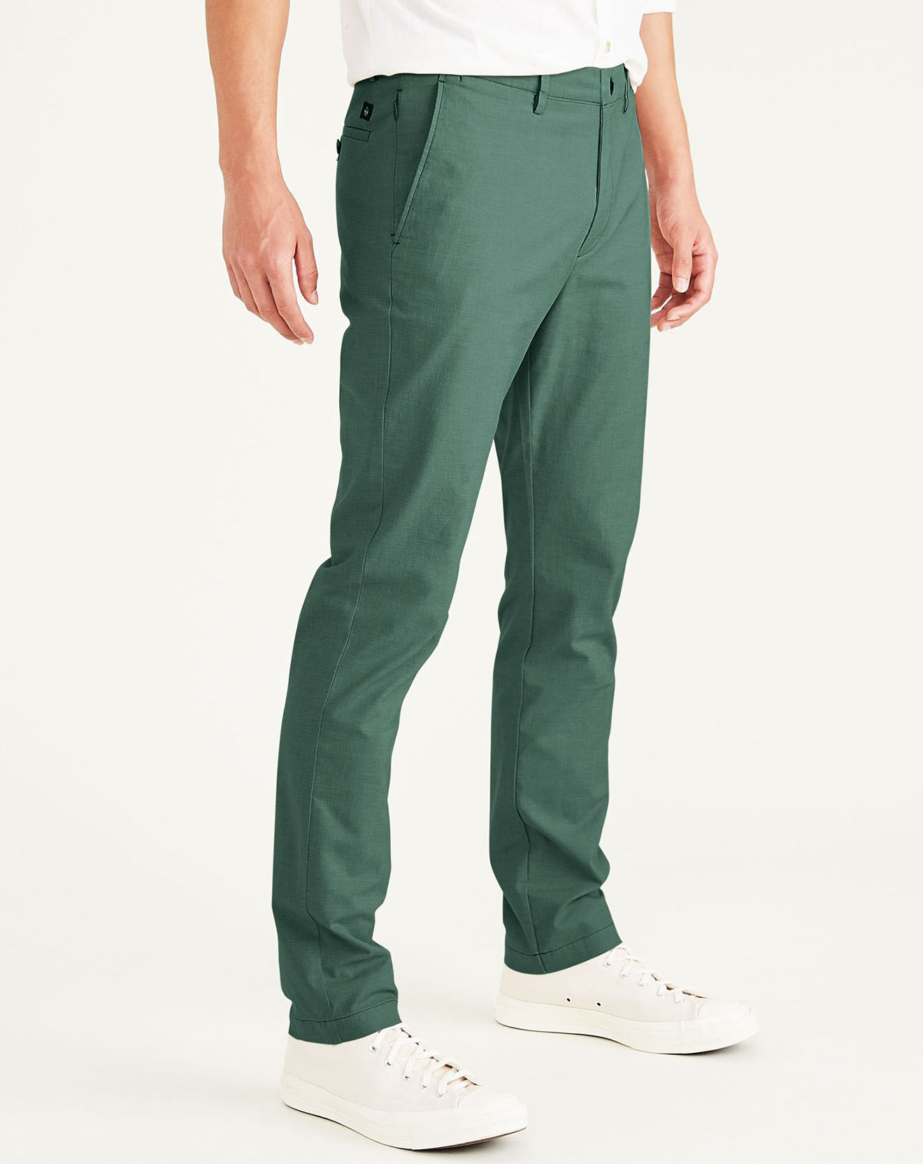 Dockers Pantalon Smart 360 Flex Chino Slim vert moyen