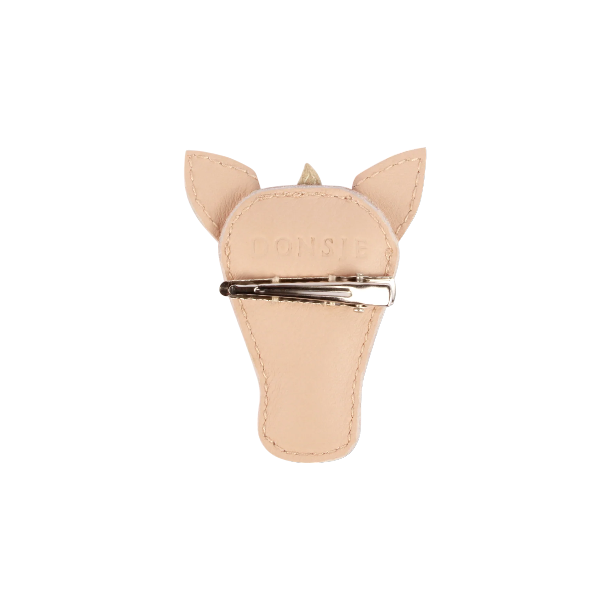 Josy Special Hairclip | Unicorn | Light Rose Leather