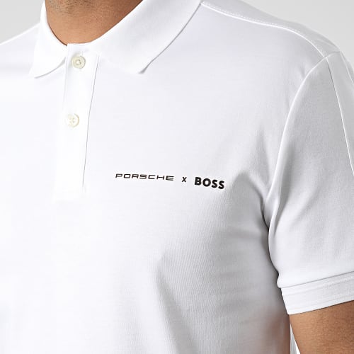 Polo Manches Courtes 50476974 Porsche Blanc