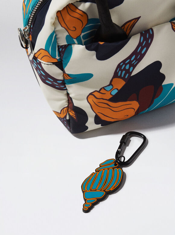 Sacola de nylon estampada - Branca