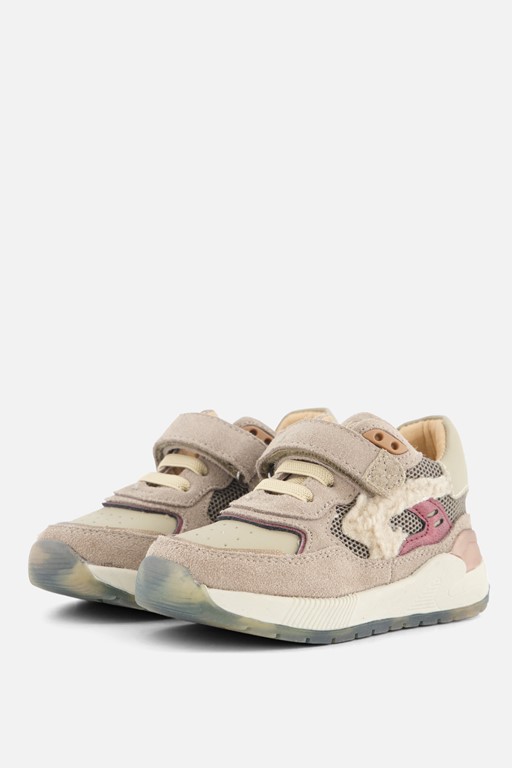 Shoesme Trainer Sneakers grijs Leer