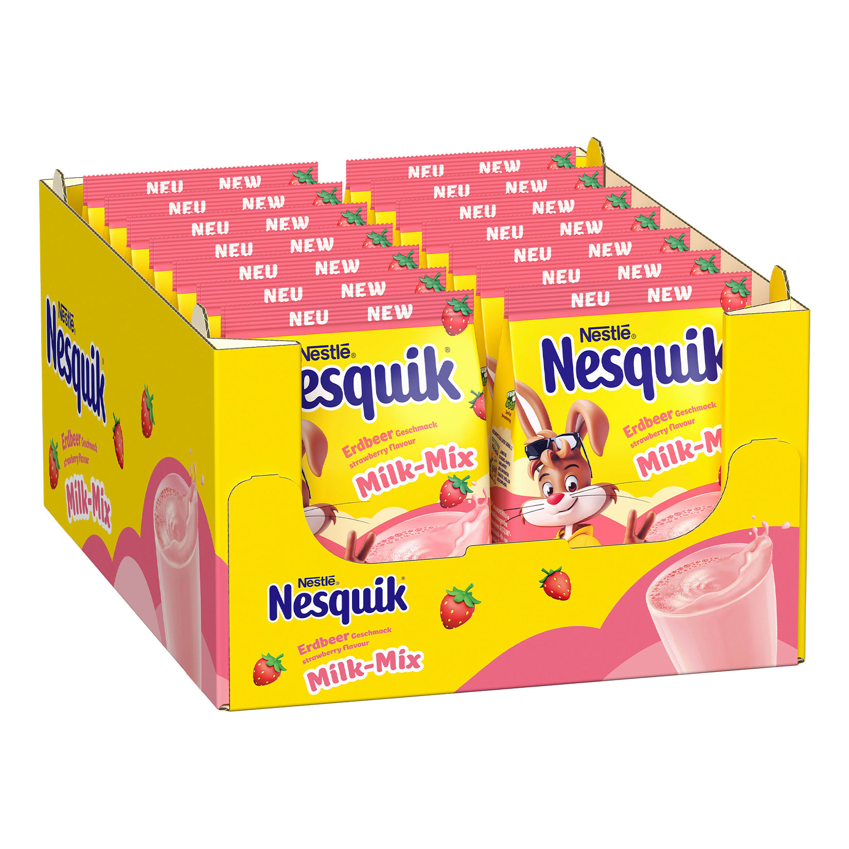 Nestle Nesquik Erdbeere 350 g, 14er Pack