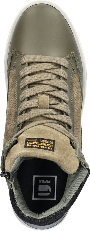 G-Star - Ravond - Sneaker - Donkergroen - Leer, Suède, Denim
