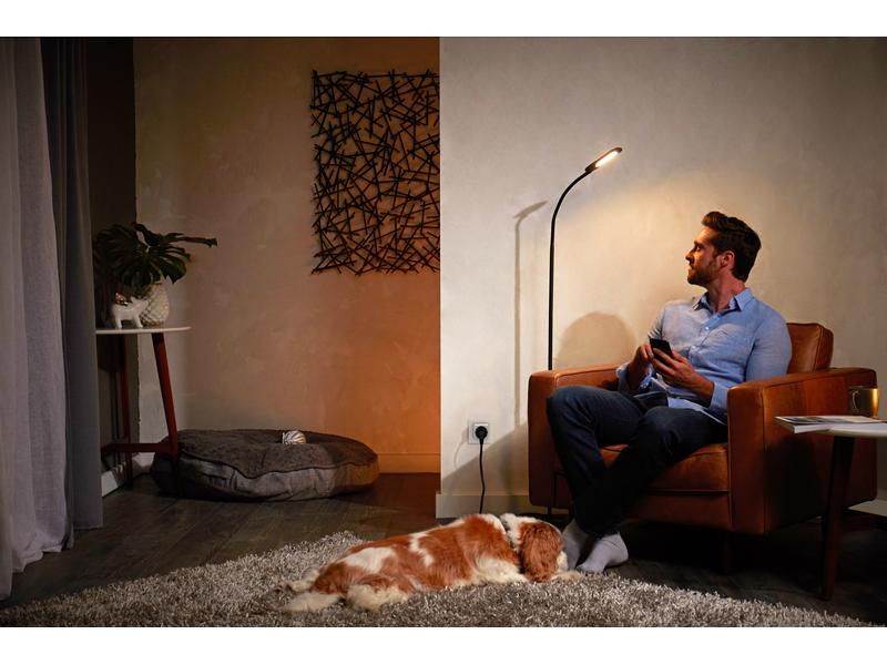 Philips Hue Zubehör Smart Plug Steckdose 3er Set CH Weiss, Hue Steuerung für jede Lampe