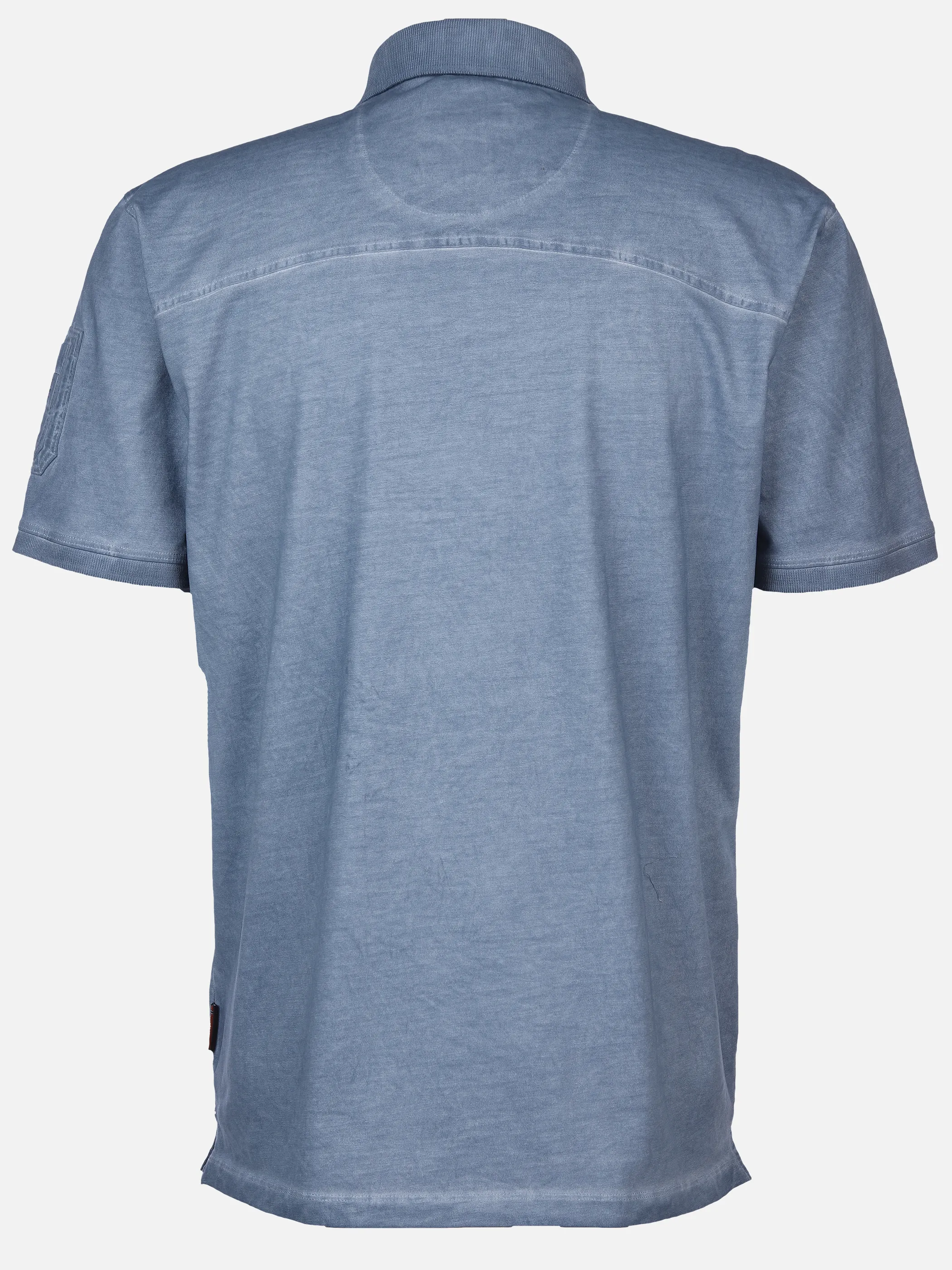 Herren Poloshirt im Used Look