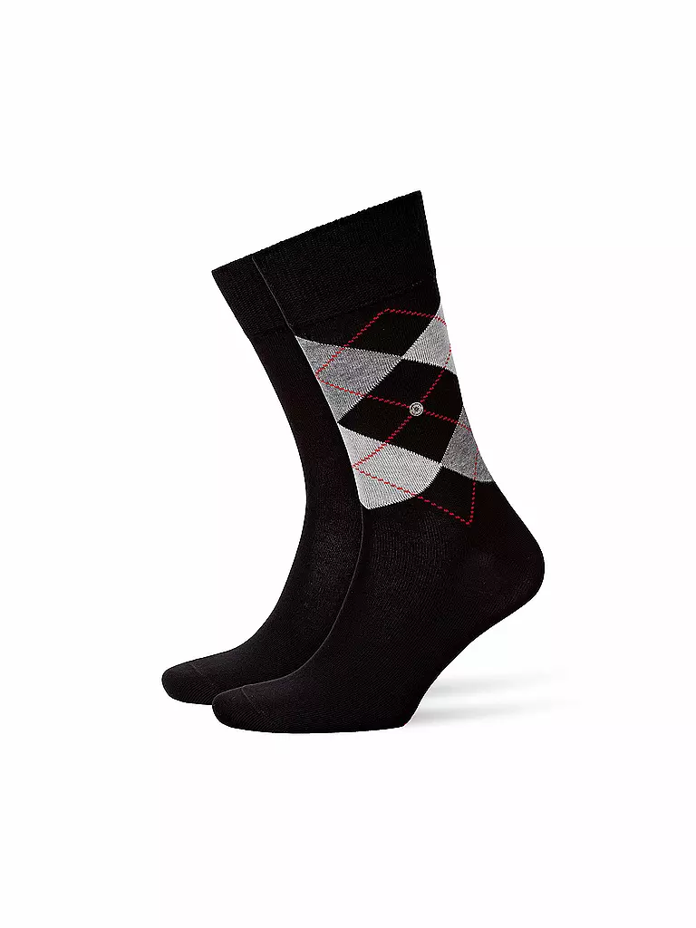 BURLINGTON Herren Socken EVERYDAY 2-er Pkg. 40-46 black schwarz