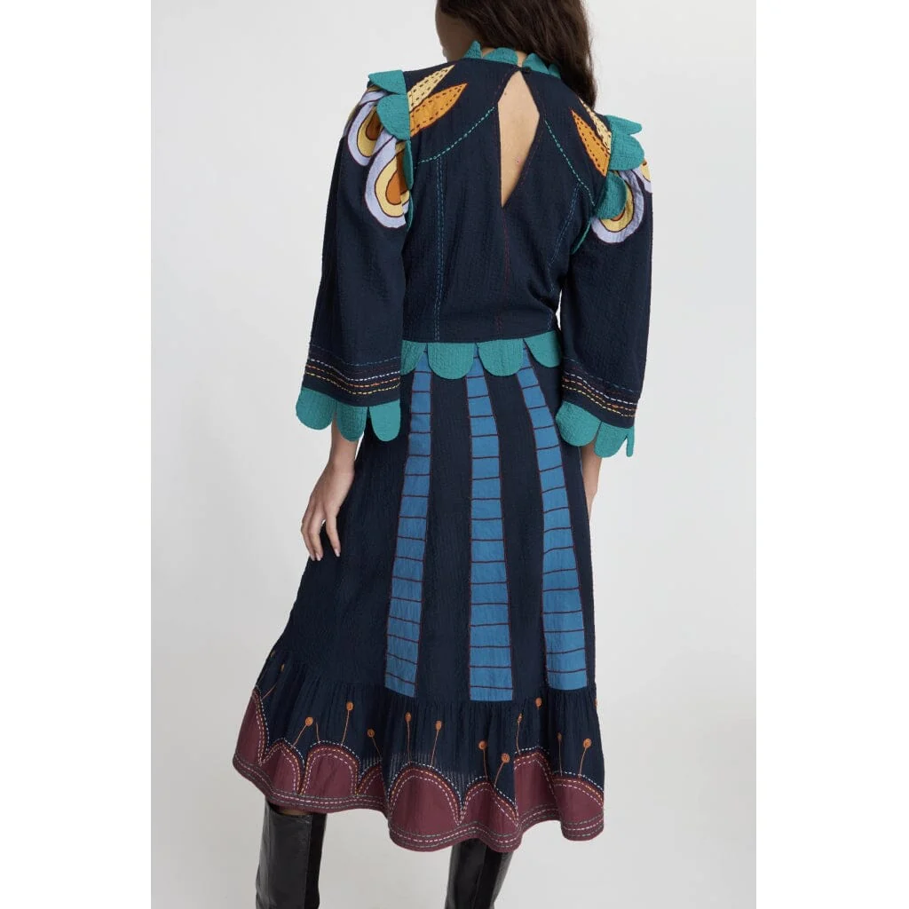 Stella Nova Embroidered Cotton Dress