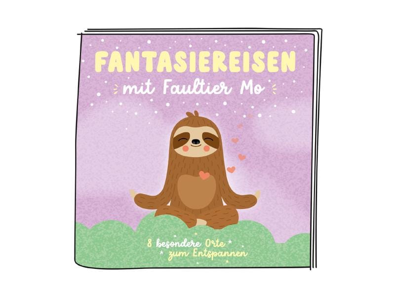 Tonies Hörbuch Fantasiereisen mit Faultier Mo 8 besondere Orte zum Entspannen