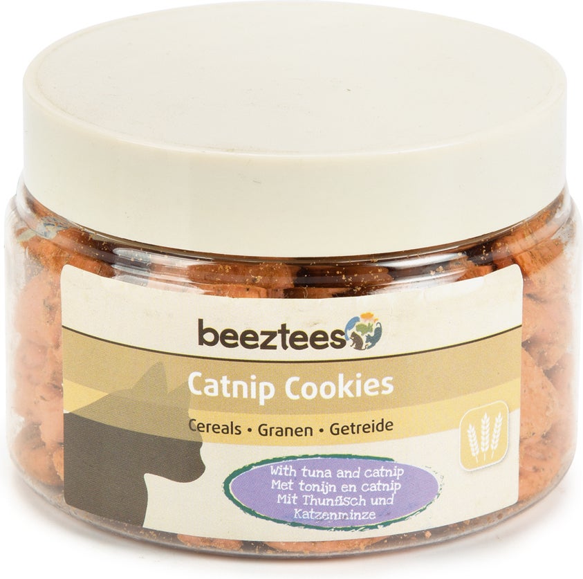 Beeztees kattensnack Catnip Cookies tonijn 55 g