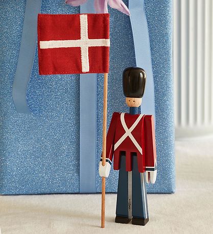 Kay Bojesen Tr?figur - Faneb?rer - 14 cm - Mini - R?d/Bl?