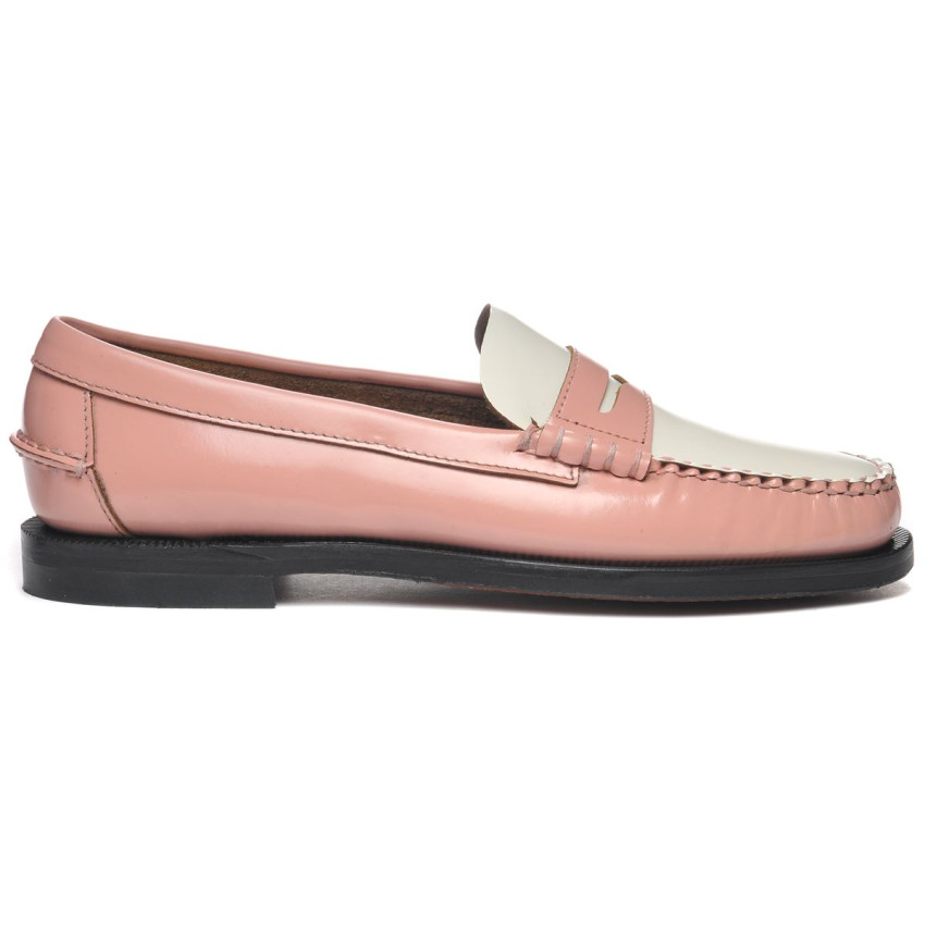 CLASSIC DAN PIGMENT PINK BLUSH MOCASSIN-Mocassin pour femme en cuir brossé