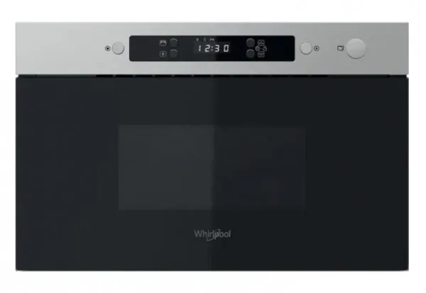 Whirlpool Microwaves, Indbygget, Solo mikroovn, 22 L, 750 W, Indbygget skærm, LCD