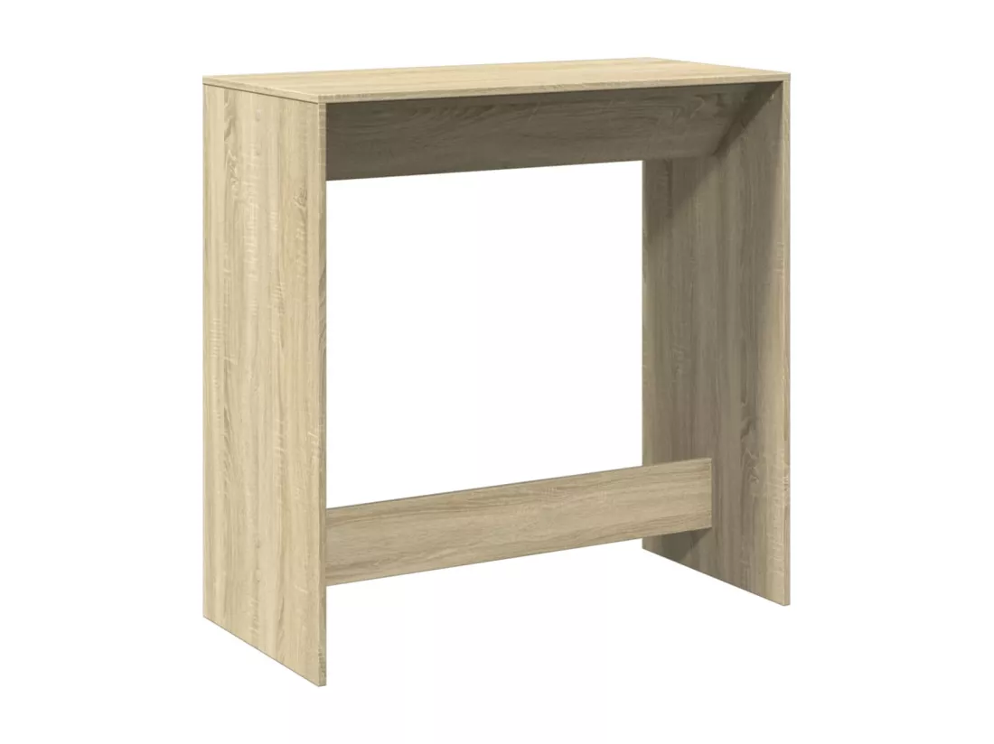 Table de bar chêne sonoma 102x50x103,5 cm bois d'ingénierie
