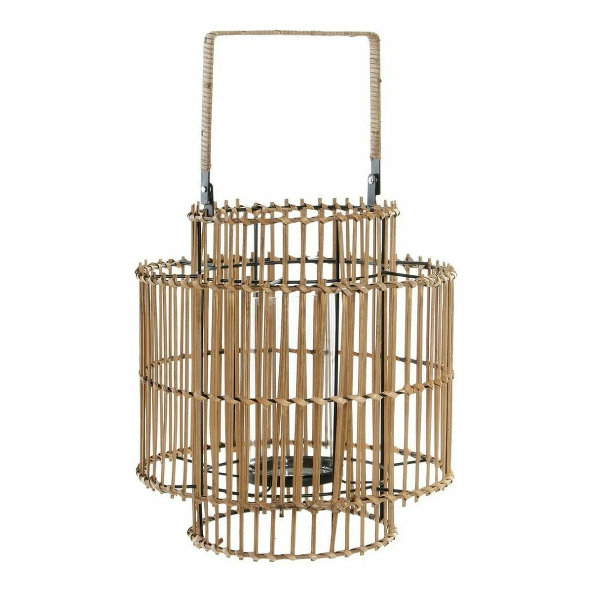 Bougeoir DKD Home Decor - Métal Bambou