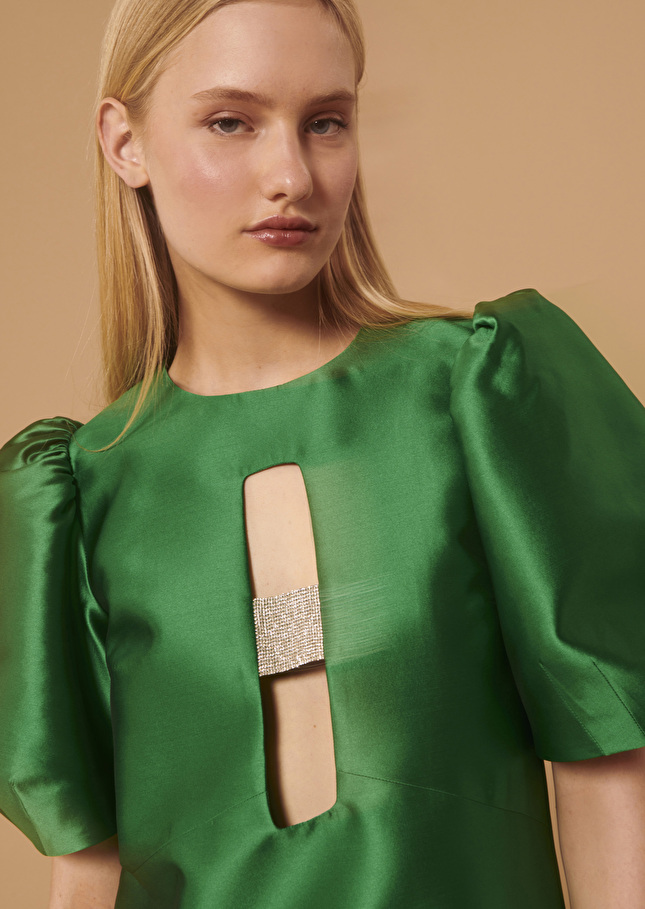 Robe Rettelverte en satin