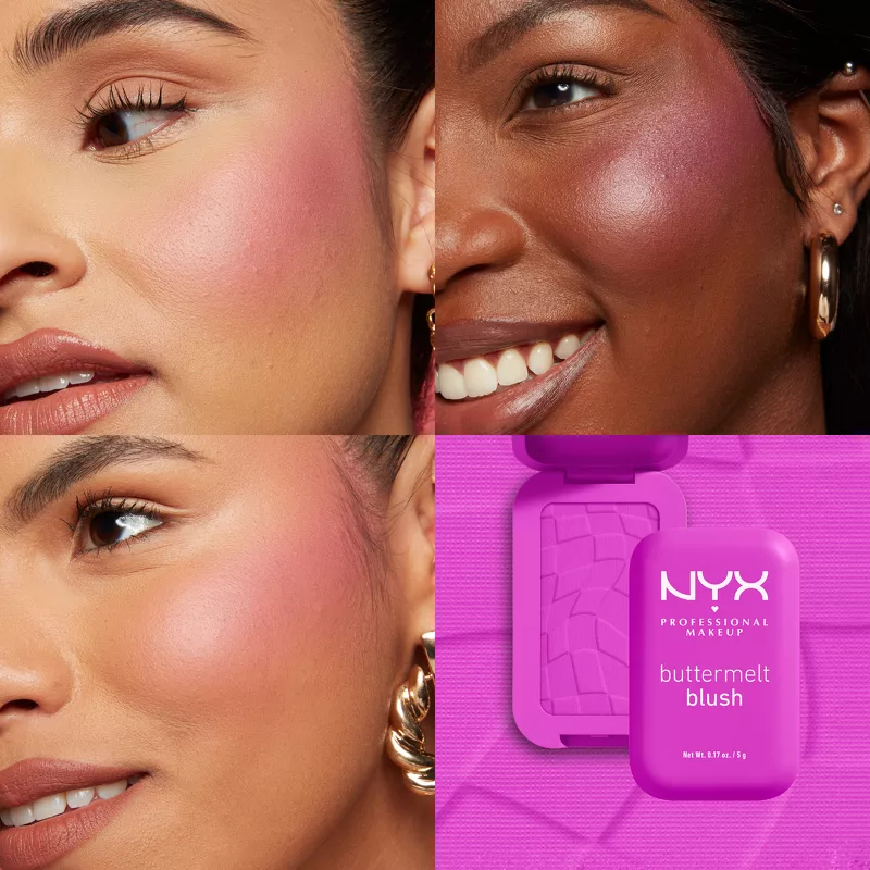 NYX Prof. Makeup Buttermelt Blush 5 gr. - 12 All The Butta