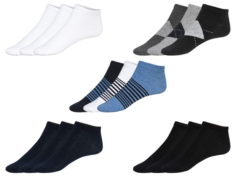 3 paar heren sneakersokken