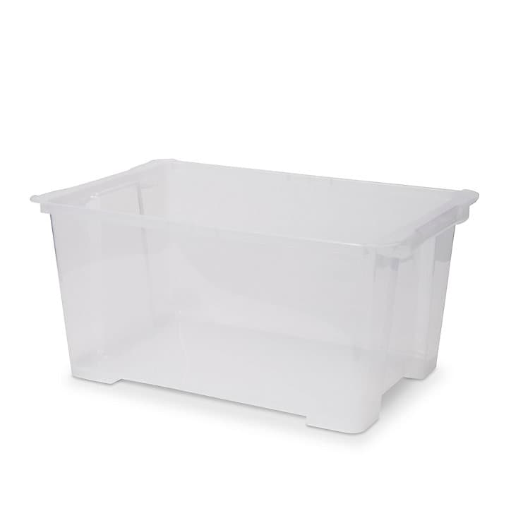 Boîte en plastique 43 L Kaze transparent