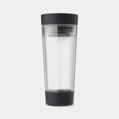 Make & Take Theebeker dubbelwandig, 0,36L - Dark Grey