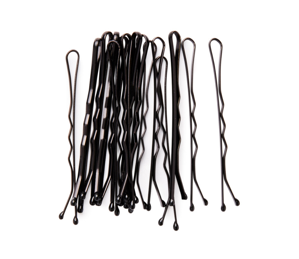 VITA Accessories Hårnåler Sort Matt 5cm 15-pk