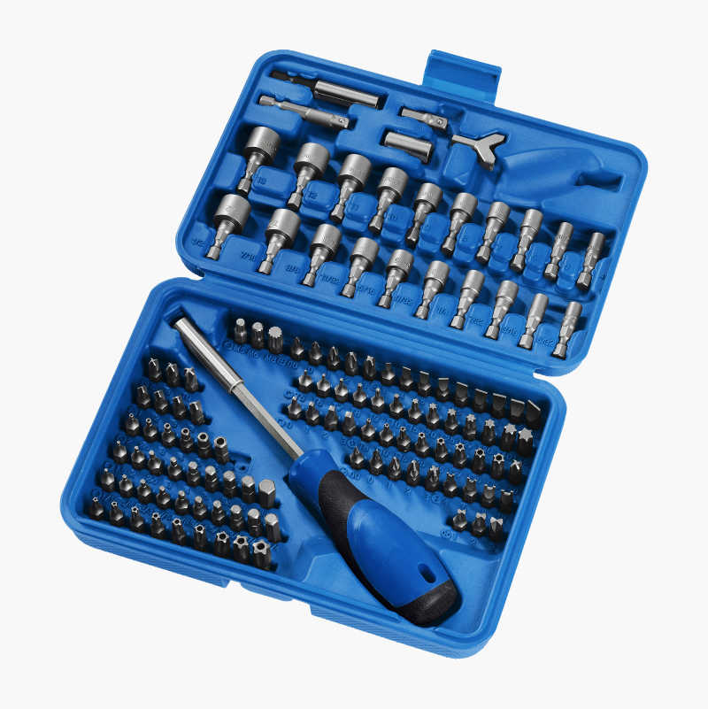 Bits- og pipesett, 122 deler