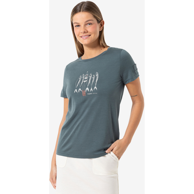 Super.Natural Damen Copper Sardine Bio J T-Shirt