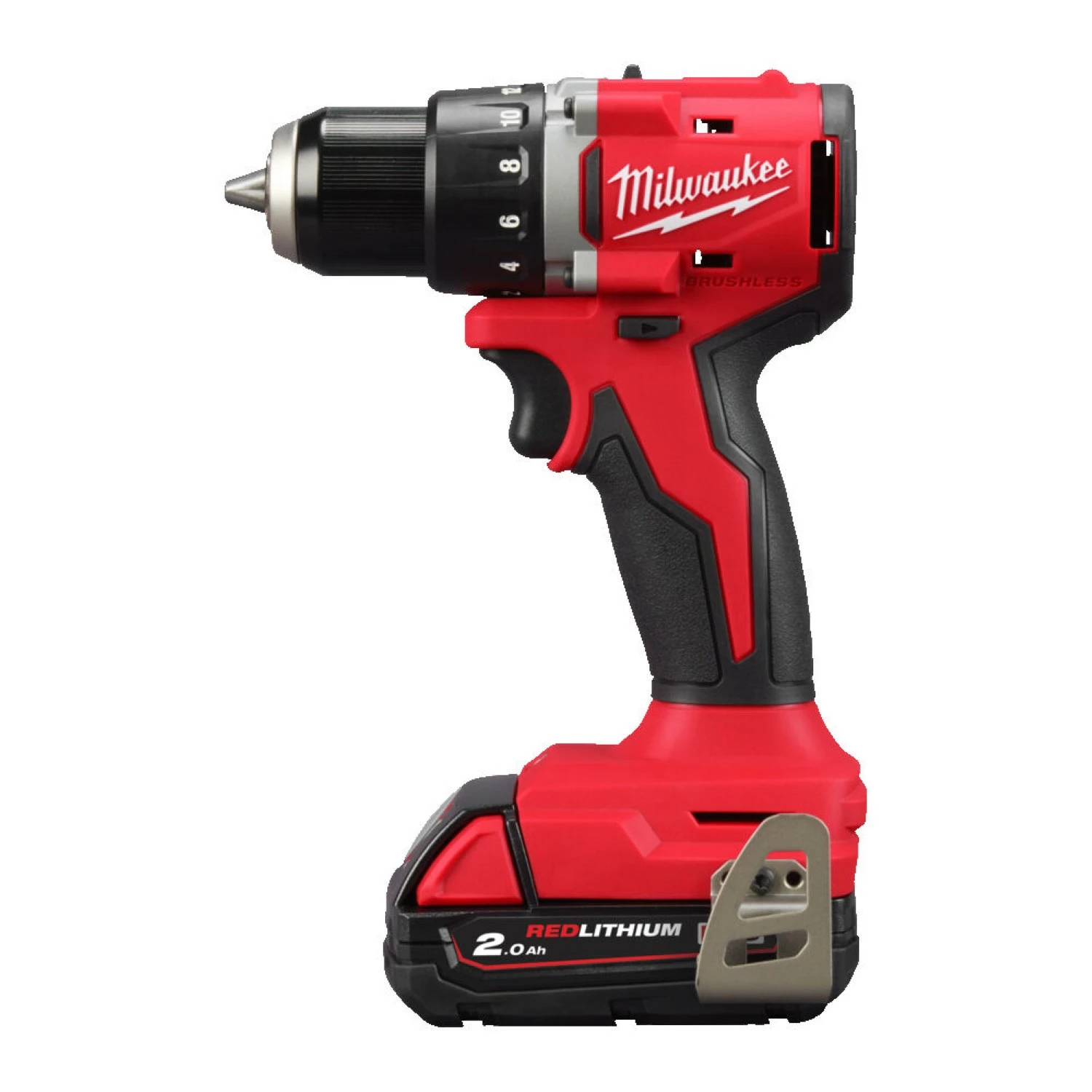 Milwaukee M18 BLDDRC-202C 18V Li-ion accu boor-/schroefmachine (2x 2.0Ah accu) in koffer