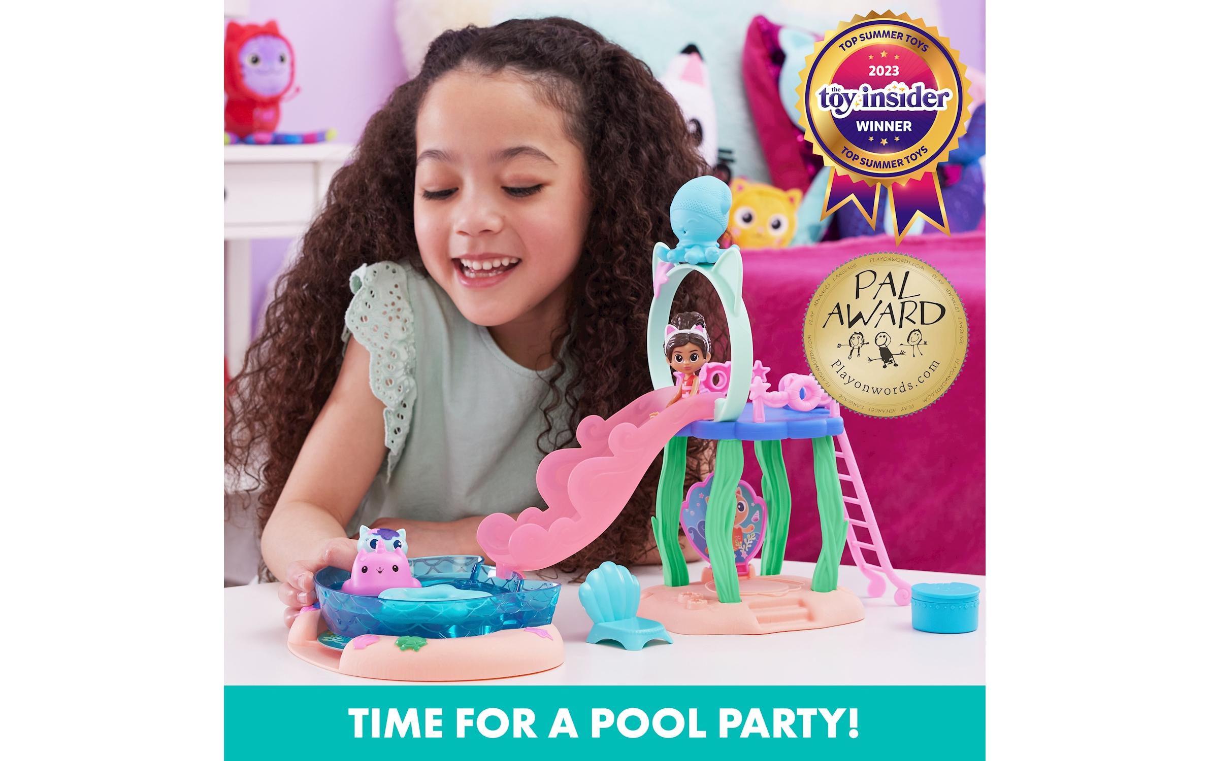 Spielfigurenset Gabby’s Dollhouse Pool AdventuresPool-Spielset mit Farbwechseleffekt