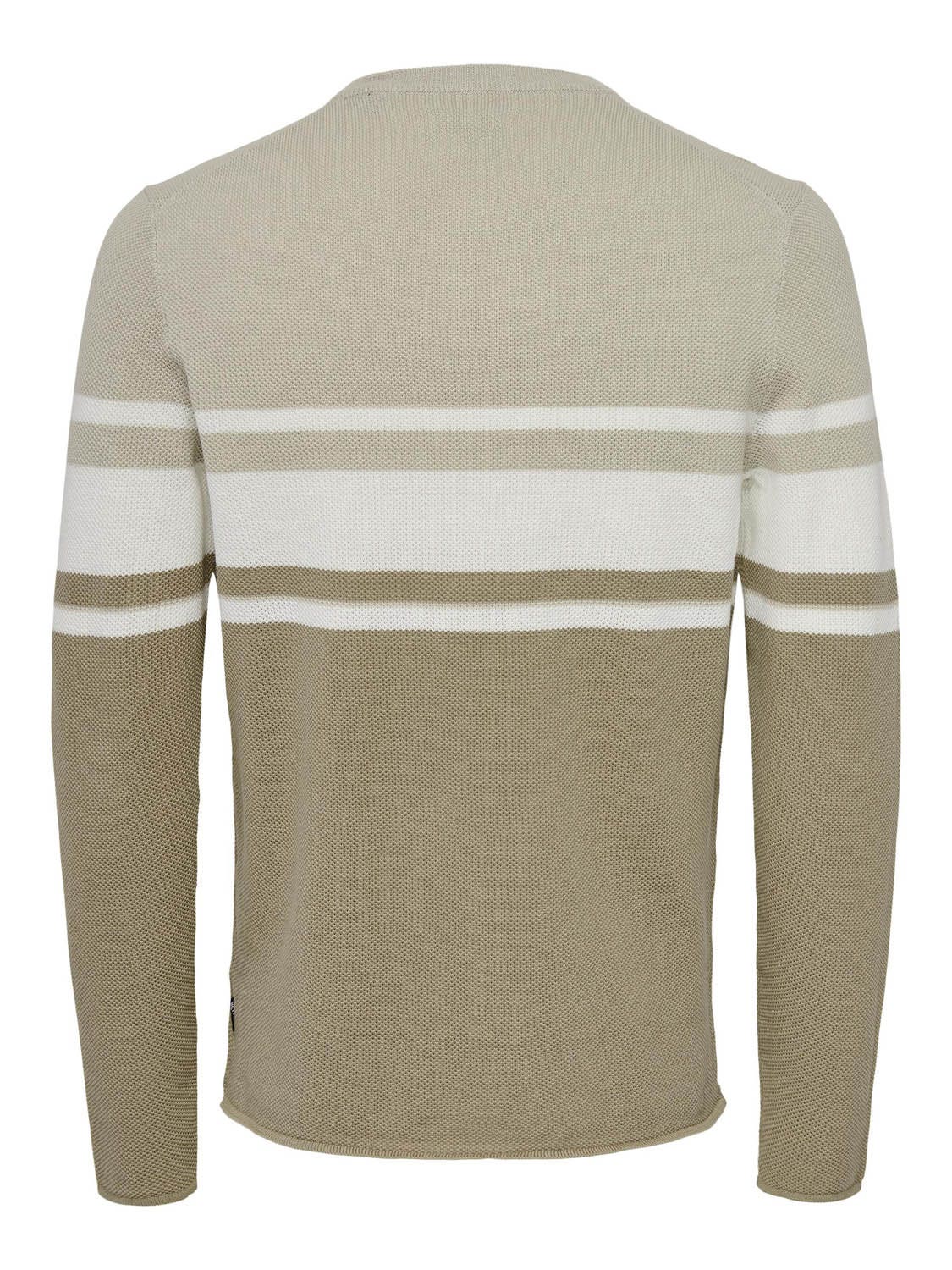 Only & Sons  Niguel Reg 12 Block Crew Knit
