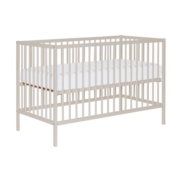 Puck Raw Babybed Beuken Oatmeal 60 x 120 cm