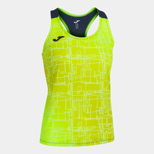 Regata Joma Elite VIII Amarelo Fluorescente Azul Marinho
