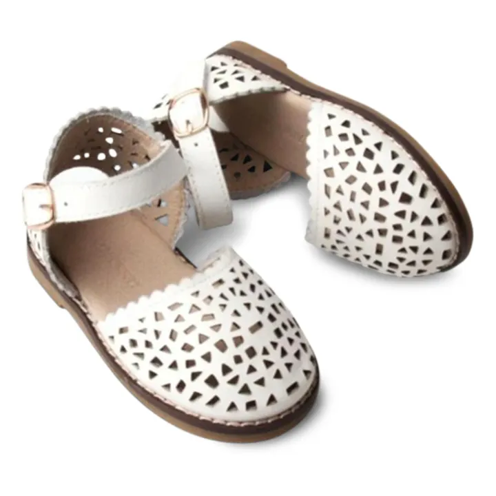 Consciously Baby Sandales Ajourées Cuir | Blanc