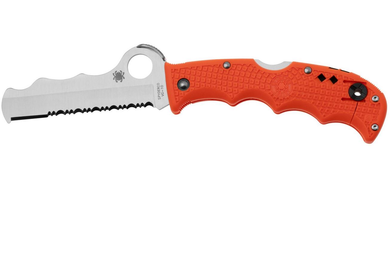 Spyderco Assist Orange C79PSOR serrated reddingsmes