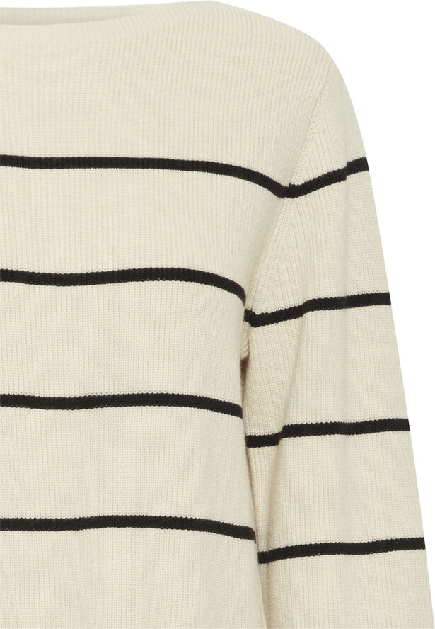 ICHI IHBOSTON LS6 Almond milk black stripe