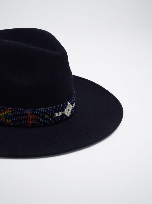 Gorro de lã - Azul marinho