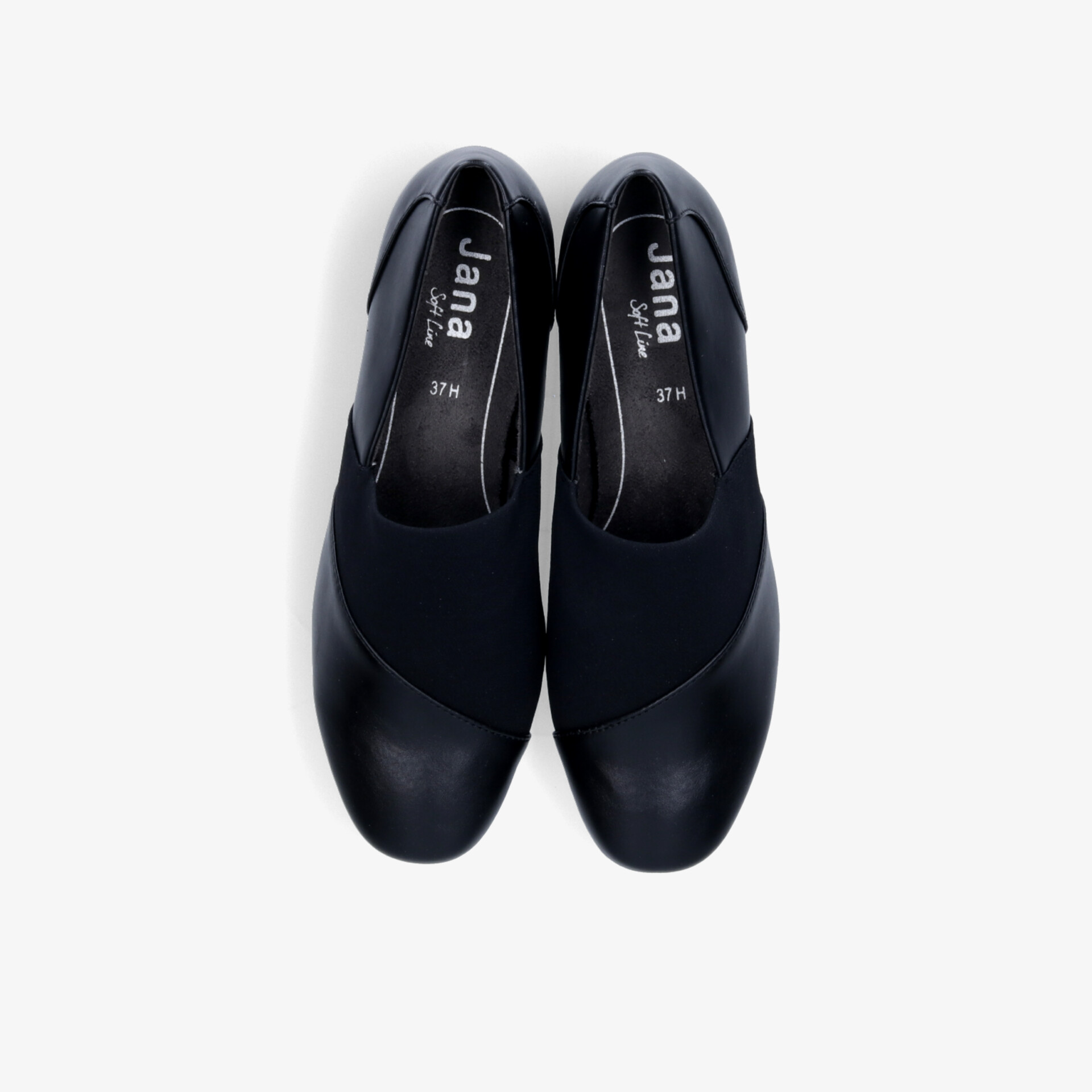 Jana Damen Halbschuhe schwarz