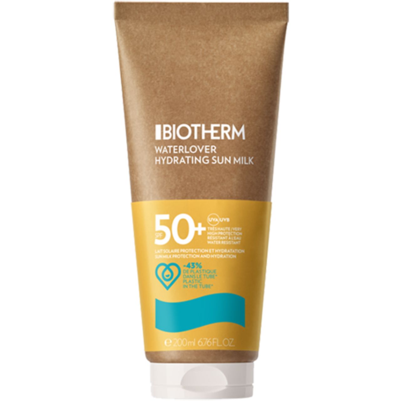 BIOTHERM Waterlover Hydrating Sun Milk Sonnenmilch LSF50 - Jetzt 20% sparen mit Code 