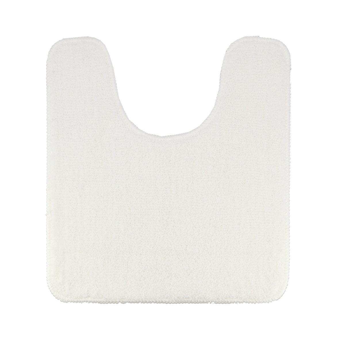 TAPIS CONTOUR WC 45X50CM DESSOUS LATEX BLANC