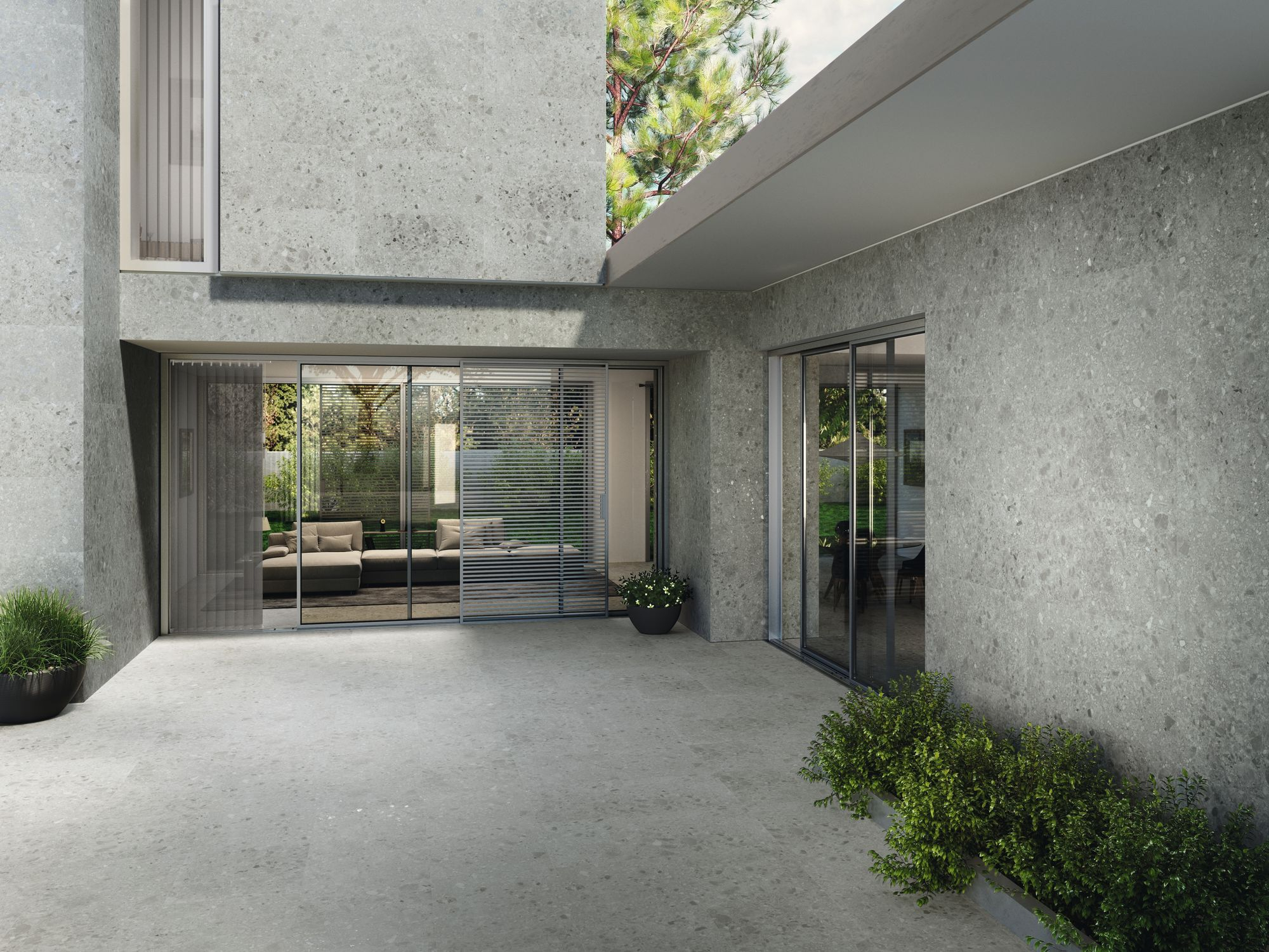 Jabo Terrazzo Nover Steel vloertegels 60x120 gerectificeerd
