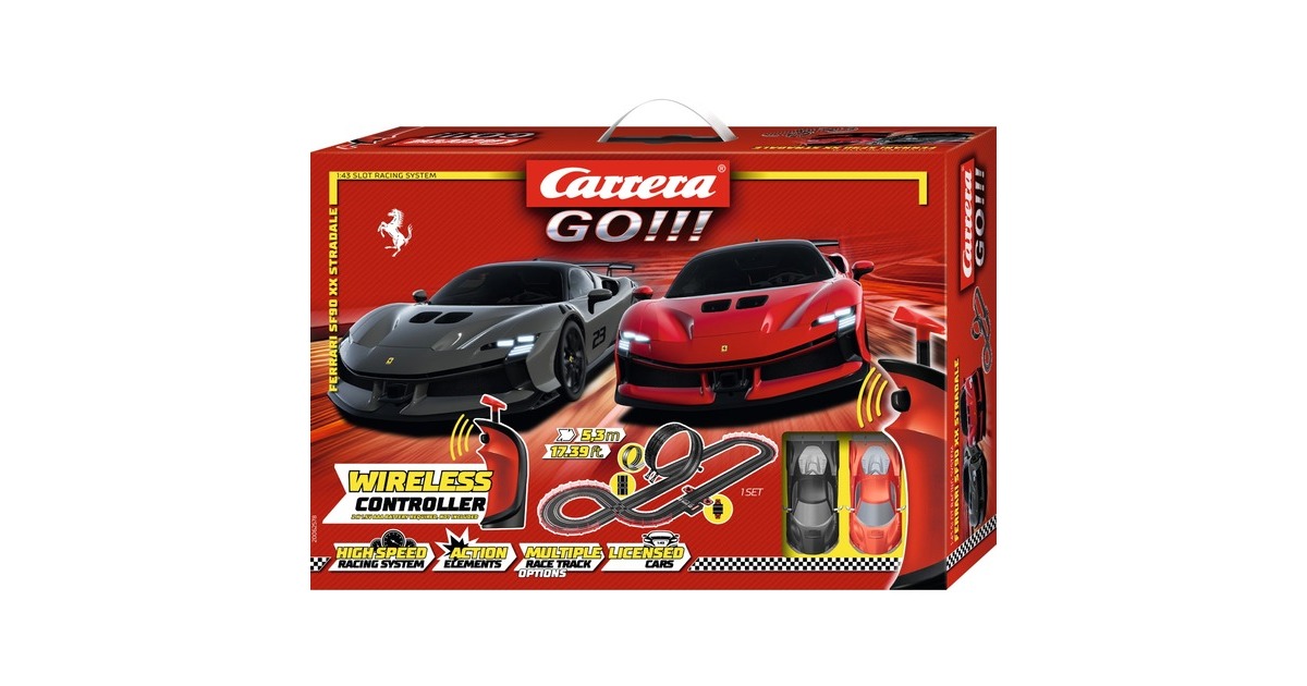 CarreraGO!!! Supercars Ferrari SF-90 XX Stradale Racebaan