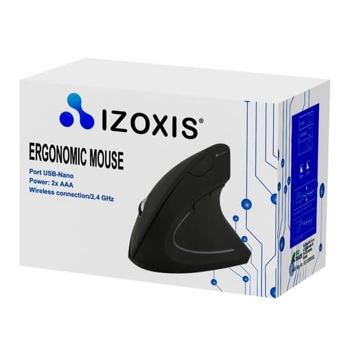 Ergonomisk Vertikal Datamus - Trådløs