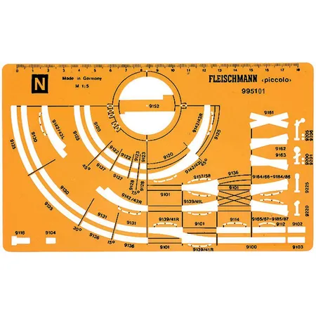 Fleischmann Gleisplanschablone N