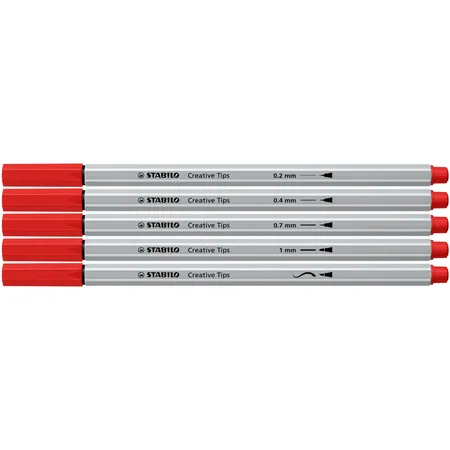 Multi-Liner-Set - STABILO Creative Tips - ARTY - 30er Metalletui - CLASSIC - in 6 verschiedenen Farben