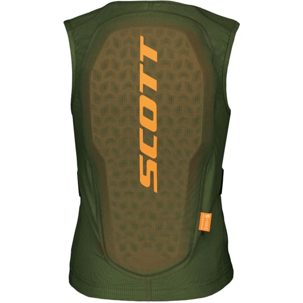 Dorsale snowboard SCOTT VEST AIRFLOW JR DOUGLAS GREEN/ORANGE