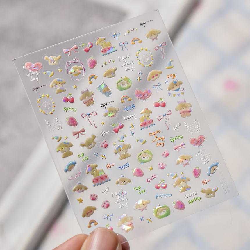 dainlili - Cartoon Nail Art Stickers